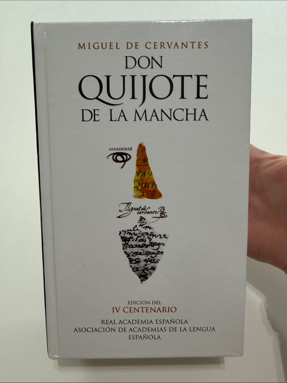 Don Quijote de la Mancha Hardcover by Miguel de Cervantes - White